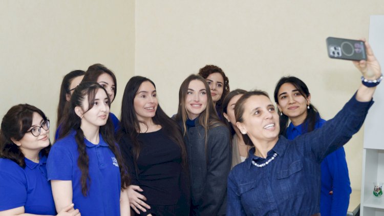    Leyla və Alena Əliyevalar Gəncə Autizm Mərkəzi ilə tanış oldular   - FOTOLAR