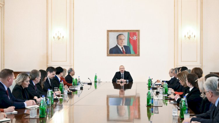   Prezident ABŞ Ticarət Palatasının nümayəndə heyətini qəbul etdi   