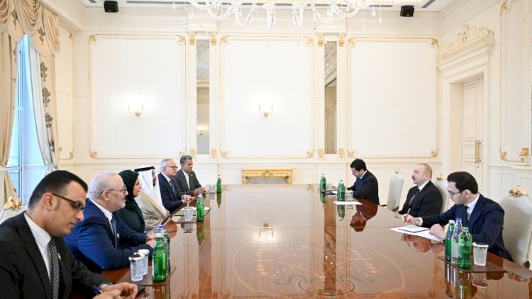    İlham Əliyev Ərəb Parlamentinin prezidentini qəbul etdi   