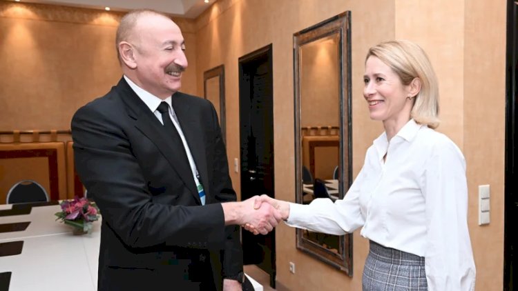    İlham Əliyev Münxendə Kaya Kallas ilə görüşdü   