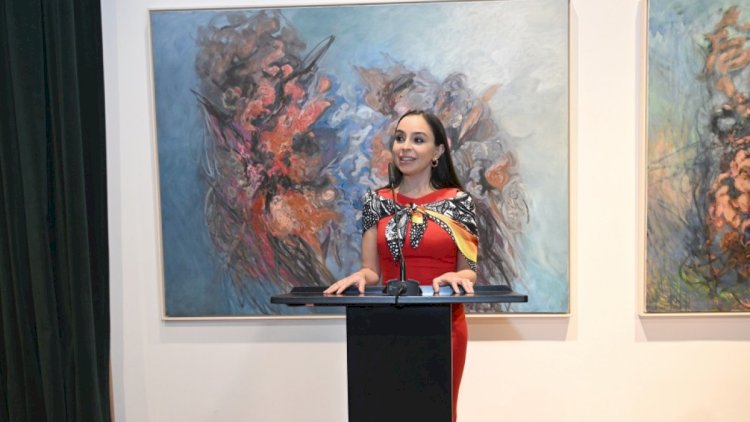    Leyla Əliyeva Tiranada beynəlxalq incəsənət sərgisinin açılışında iştirak etdi   