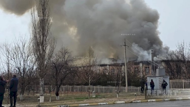    Naxçıvanda hərbi hissədə yanğın oldu   