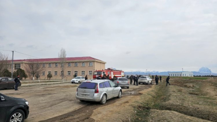    İranın daha bir dronu Naxçıvanda məktəbin yanına düşüb -   VİDEO
