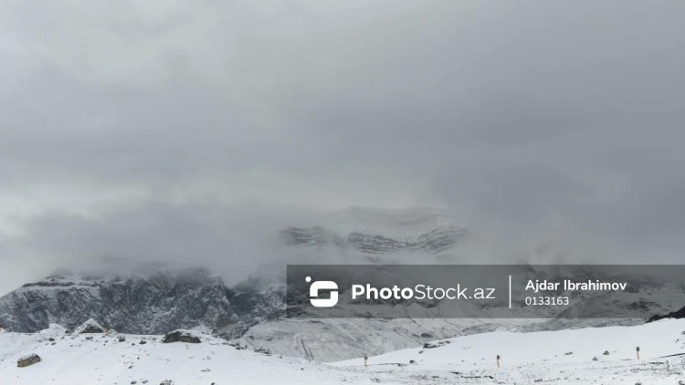    Azərbaycanda aprel ayında qar yağır   