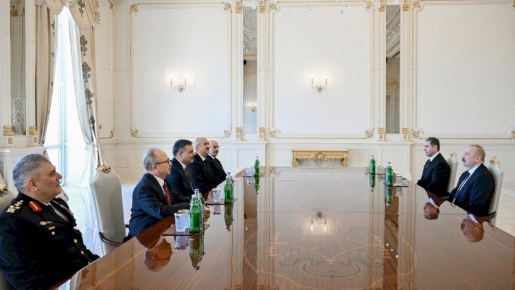   Prezident Əliyev Türkiyənin daxili işlər nazirini qəbul etdi   