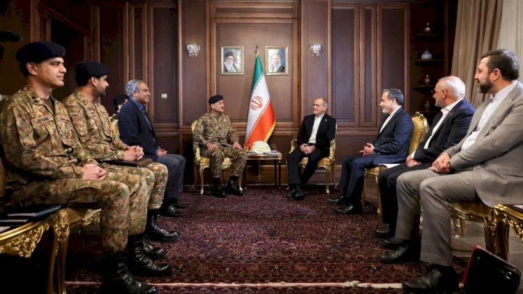    Məsud Pezeşkian Pakistan ordusunun baş komandanı ilə görüşdü   