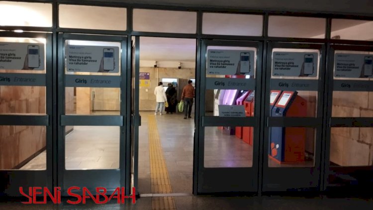    Fəaliyyəti bərpa olunan metrodan -   FOTOLAR