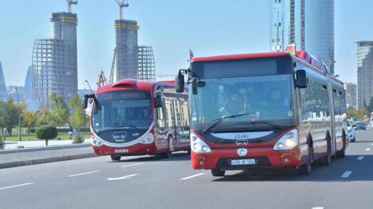    Metroya görə avtobusların sayı artırılıb - AYNA   
