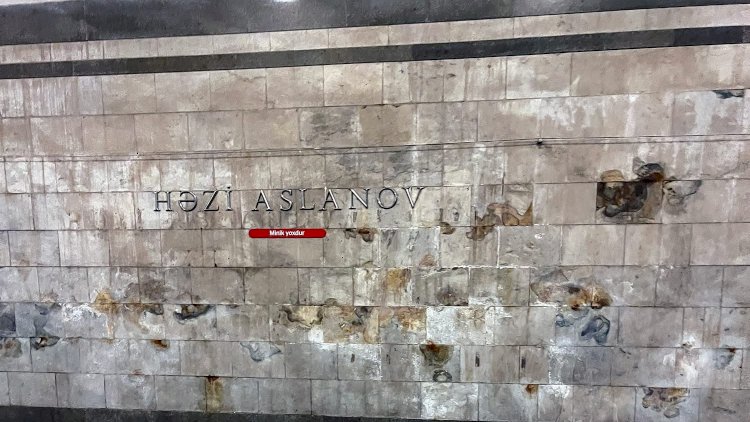    “Həzi Aslanov” metrostansiyasında nə baş verir? -   FOTOLAR