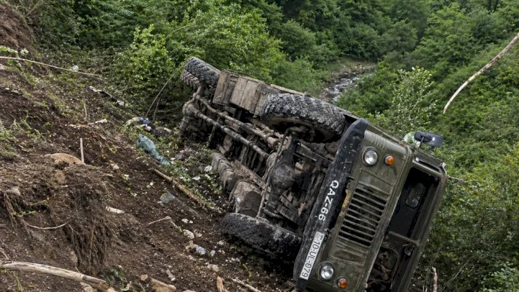    Lerikdə ölən sürücü müharibə veteranı imiş -   FOTO