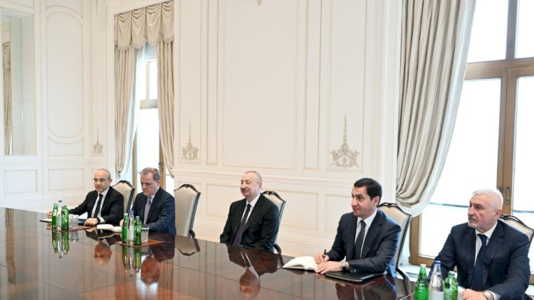    İlham Əliyev BƏƏ nümayəndə heyətini qəbul etdi   