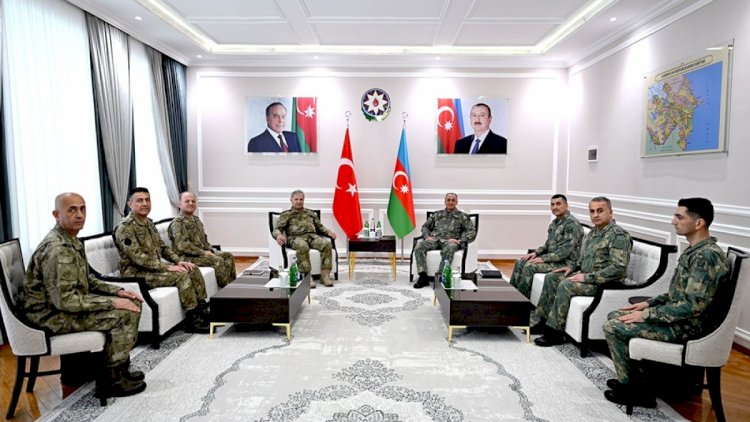    Hikmət Mirzəyev Türkiyə Quru Qoşunlarının komandanı ilə görüşdü   