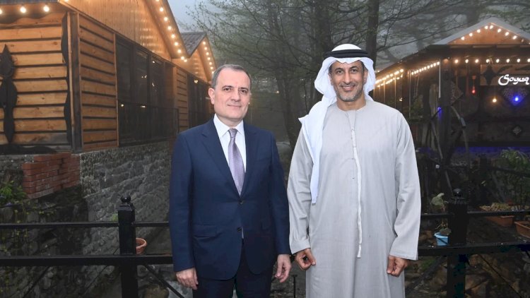    Ceyhun Bayramov BƏƏ-nin dövlət naziri ilə görüşdü   - FOTO