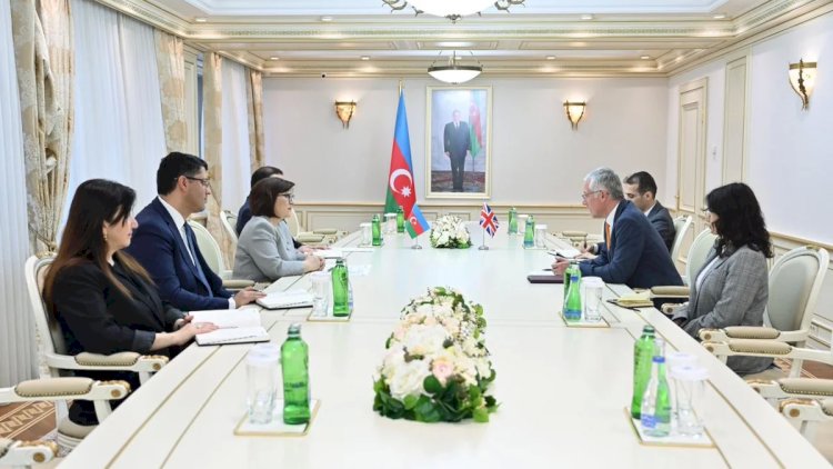    Sahibə Qafarova Britaniya səfiri ilə müzakirə apardı   
