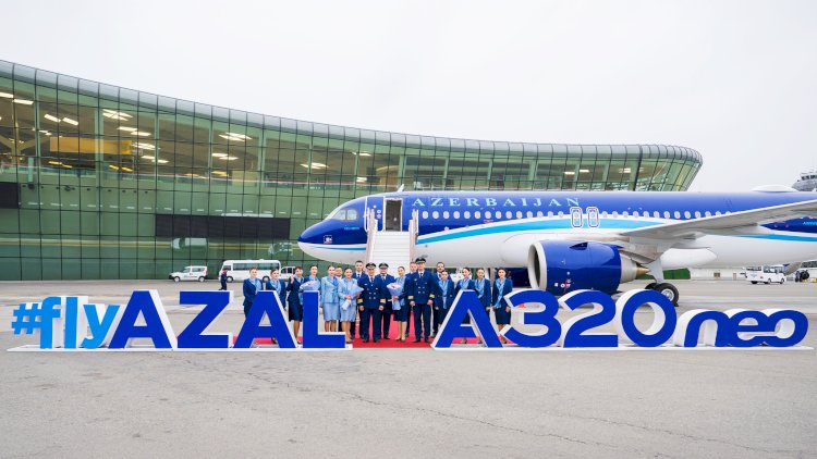    AZAL-ın donanmasına daha bir “Airbus A320neo” əlavə olundu   - VİDEO