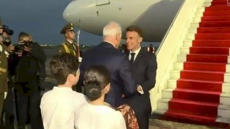    Makron Ermənistana səfər etdi   