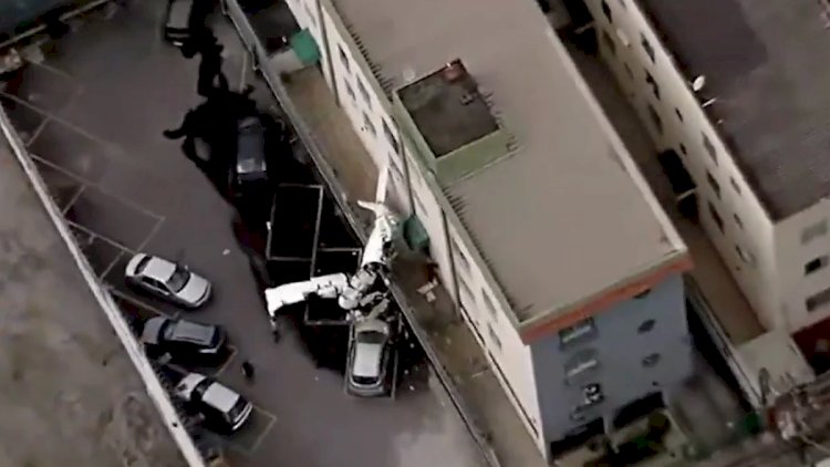    Braziliyada təyyarənin yaşayış binasına düşməsi nəticəsində 2 nəfər öldü   
