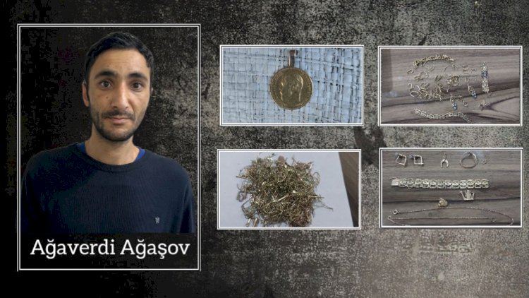    Mağazadan 12500 manatlıq qızıl oğurladı -   Tutuldu