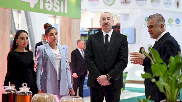    Prezident Əliyev “Caspian Agro Week” və “InterFood Azerbaijan” sərgilərində   