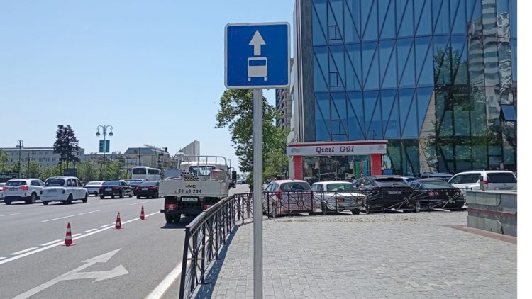   DİQQƏT! Sabahdan bu zolaqlara girsəniz   CƏRİMƏ OLUNACAQSINIZ
