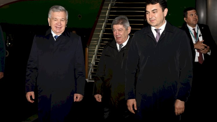    Özbəkistan Prezidenti Şavkat Mirziyoyev Azərbaycana səfərə gəldi   