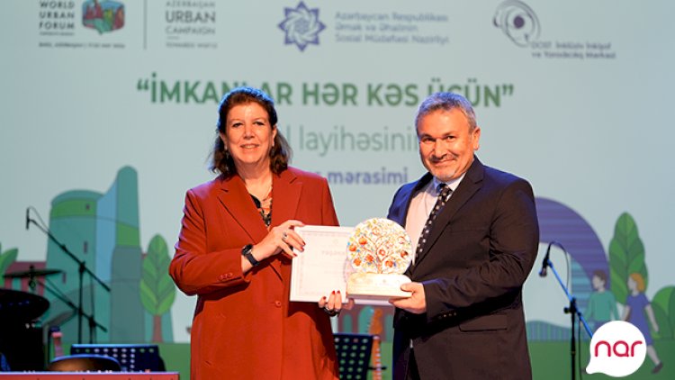    “Nar” “İmkanlar hər kəs üçün” layihəsinin bağlanış mərasimində iştirak edib   