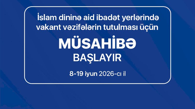    Dövlət Komitəsi 18 imam axtarır   