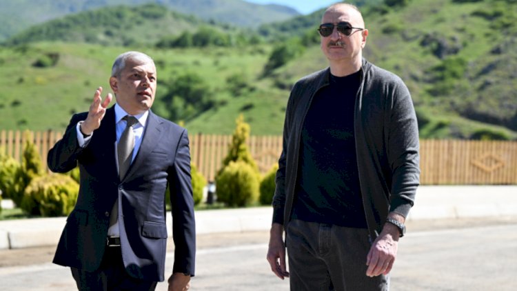    İlham Əliyev Şuşanın Böyük Qaladərəsi kəndində -   FOTOLAR
