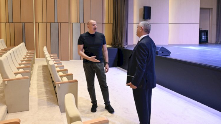    İlham Əliyev Xankəndidə Mədəniyyət Mərkəzinin açılışında iştirak etdi   