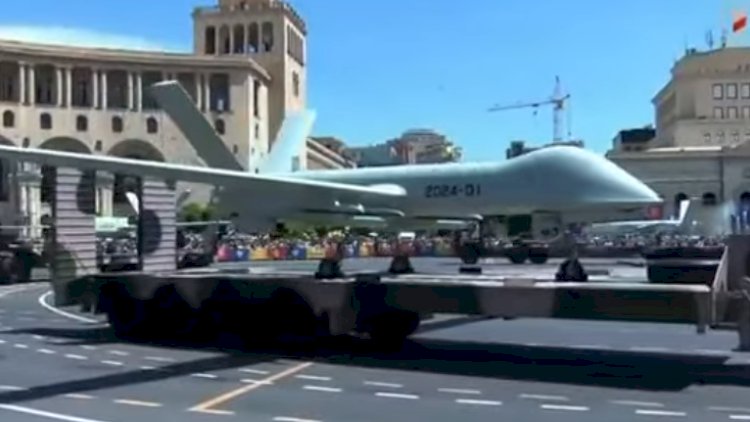    İrəvanda Çindən alınmış dron nümayiş etdirildi -   VİDEO