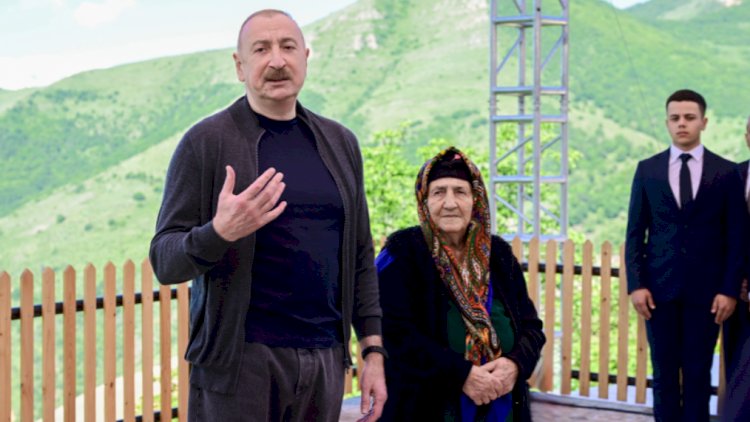    İlham Əliyev Böyük Qaladərəsi kəndində:   “Məndən çoxlu-çoxlu salamlar apar Şuşa qızıma”