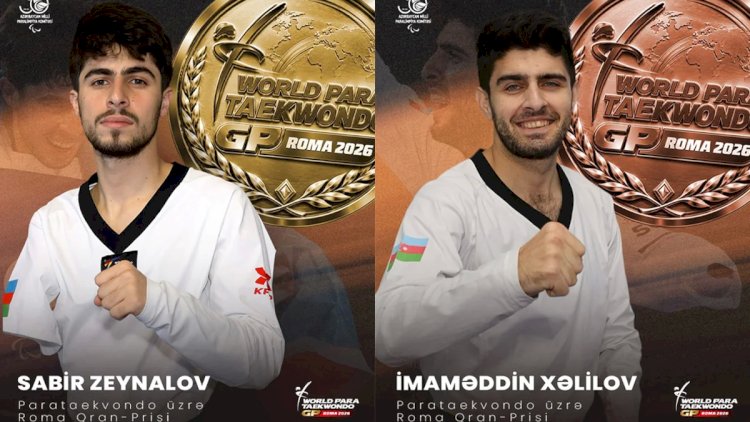    Azərbaycan parataekvondoçuları Romada iki medal qazandılar   