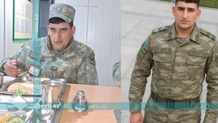    Həlak olan hərbçi ilə bağlı   RƏSMİ AÇIQLAMA