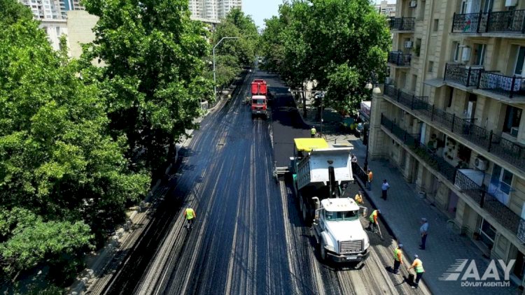    AAYDA 6 rayonun küçələrində təmir işlərinə başlayır   