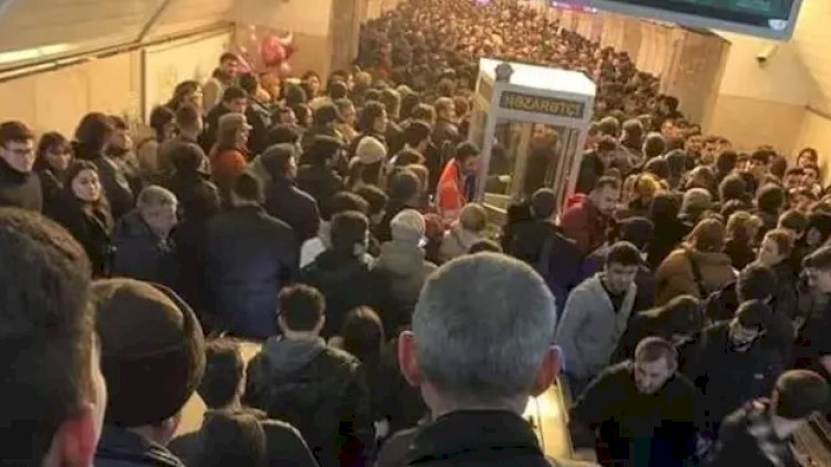    Bakı metrosunda  qorxulu anlar   
