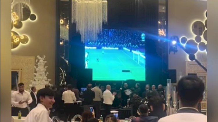    Toyda futbola baxdılar -   VİDEO
