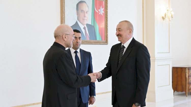   Prezident Əliyev iranlı spikeri qəbul etdi   