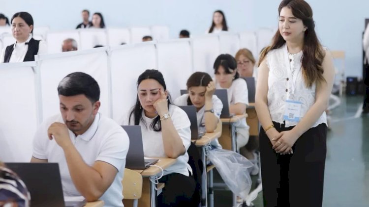   Sertifikasiya imtahanı verən müəllimlərin   NƏZƏRİNƏ