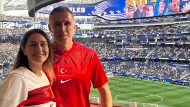    Hakan Şükür Türkiyənin oyununu izlədi -   VİDEO