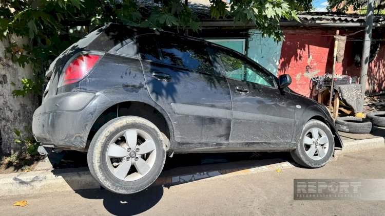    Gəncədə sükan arxasında ürəktutması keçirən sürücü qəza törətdi   