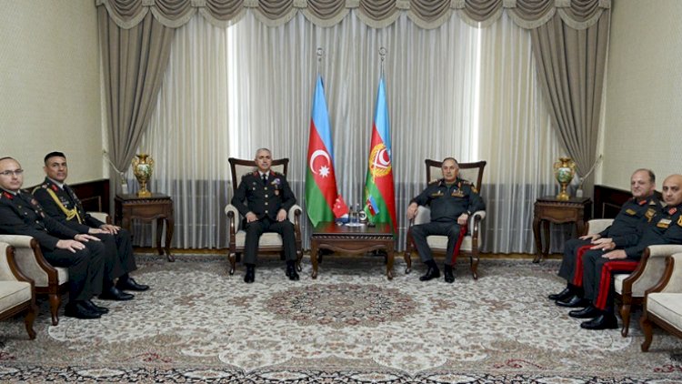    Kərəm Vəliyev türkiyəli generalı qəbul etdi   