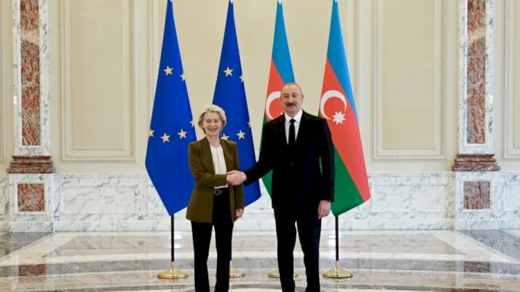    Prezident İlham Əliyevin Ursula fon der Lyayenlə təkbətək görüşü oldu   - FOTOLAR