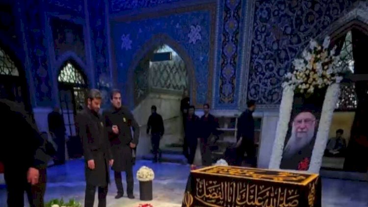    Ayətullah Xameneinin dəfn yerindən ilk   VİDEO