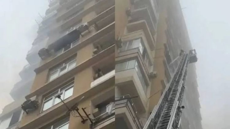    Bakıda yaşayış binasında yanğın oldu   