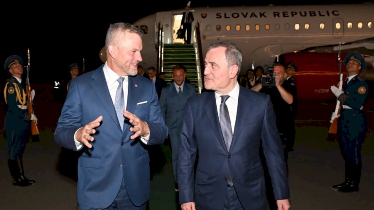    Slovakiya Prezidenti Peter Pelleqrini Azərbaycana rəsmi səfərə gəldi   