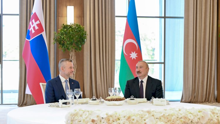    Prezident İlham Əliyevin adından Xankəndidə Slovakiya Prezidentinin şərəfinə rəsmi nahar verildi   