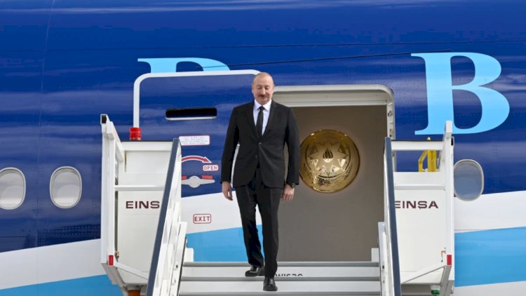    Prezident İlham Əliyev Almaniyaya rəsmi səfər edib   - FOTOLAR