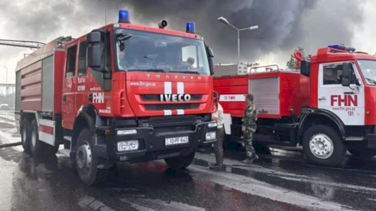    Bakıda GÜCLÜ YANĞIN oldu   