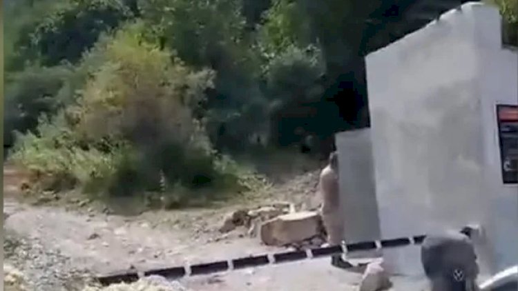    Qaxda şəlaləyə gedən yola şlaqbaum qoyuldu -   Ödəniş tələb edilir