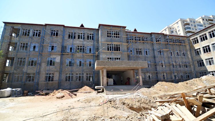    Bakıda bu məktəblərdə təmir başladı -   FOTOLAR